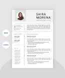 Template CV Canva Carolina