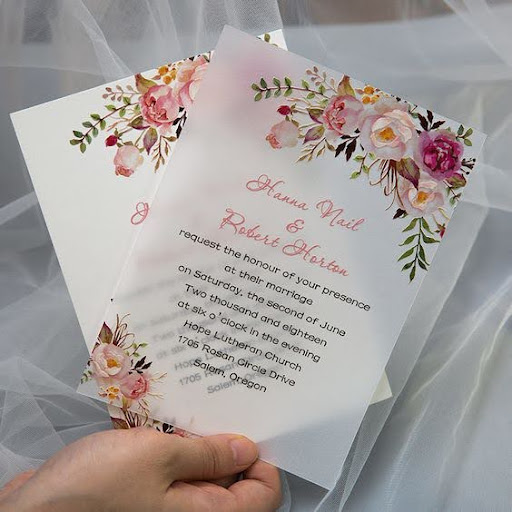 Undangan Pernikahan Kertas Vellum